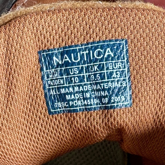 Nautica Waterproof Insulated Duck Lace-Up Brown Cold Weather Snow Boots Size 10 - Picture 3 of 14